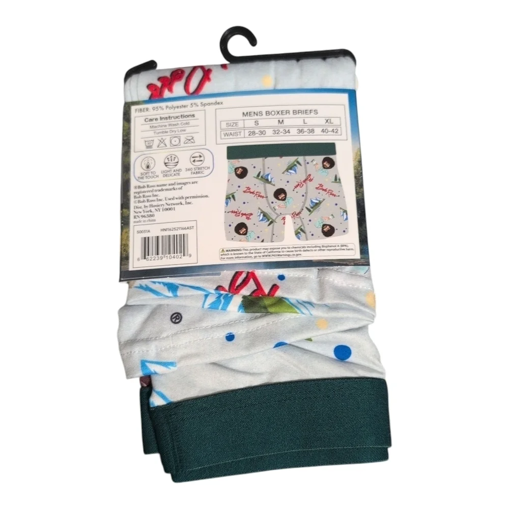 Bob Ross Men's Boxer Briefs - Artistic Green